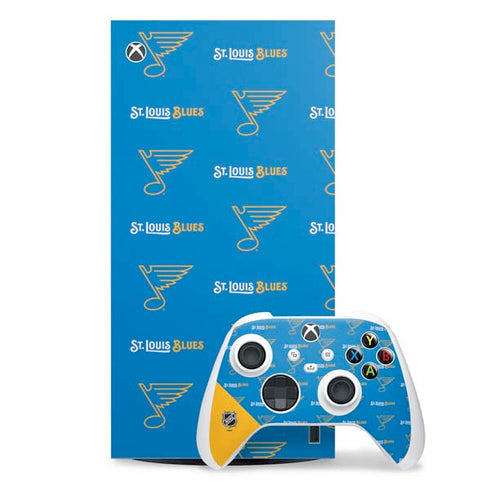 NHL St. Louis Blues Pattern XBox Series X Digital Edition Bundle Skin