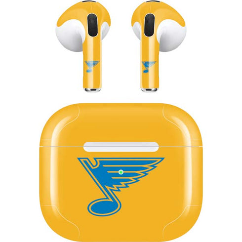 NHL St. Louis Blues Solid Background Apple AirPods (3rd Gen 2021) Skin