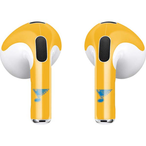 NHL St. Louis Blues Solid Background Apple AirPods (3rd Gen 2021) Skin