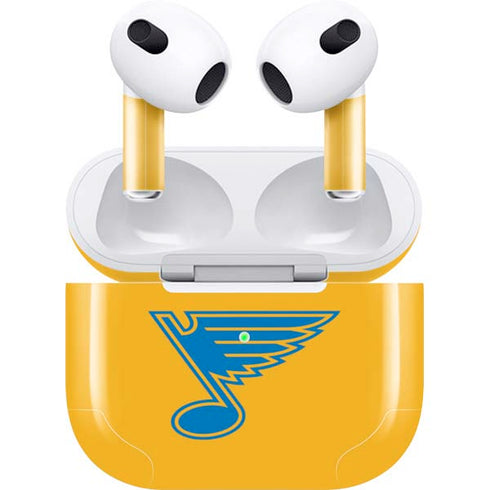 NHL St. Louis Blues Solid Background Apple AirPods (3rd Gen 2021) Skin