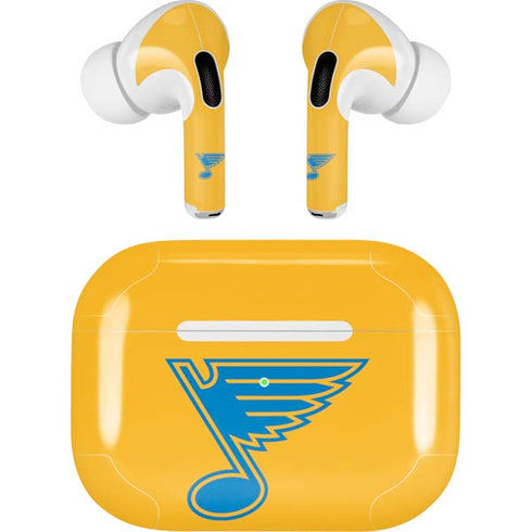 NHL St. Louis Blues Solid Background AirPods Skins
