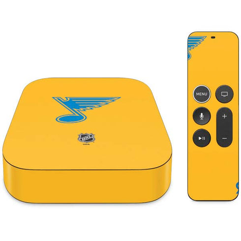 NHL St. Louis Blues Solid Background Apple TV Skin
