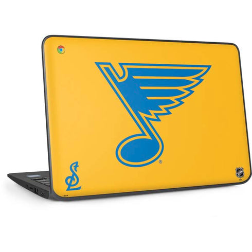 NHL St. Louis Blues Solid Background HP Chromebook Skin