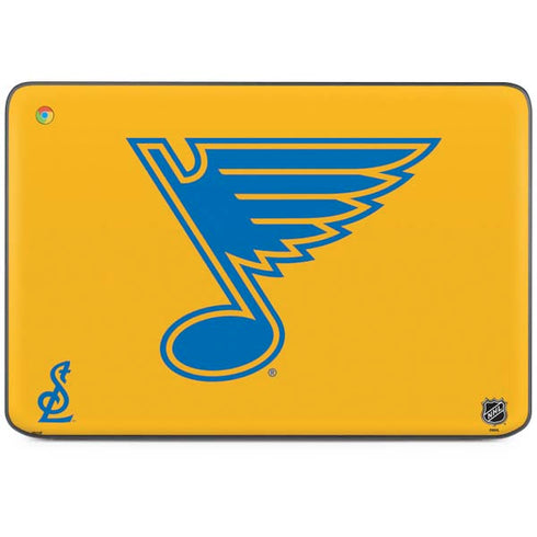 NHL St. Louis Blues Solid Background HP Chromebook Skin