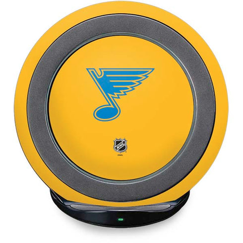 NHL St. Louis Blues Solid Background Fast Charge Wireless Charging Stand Skin