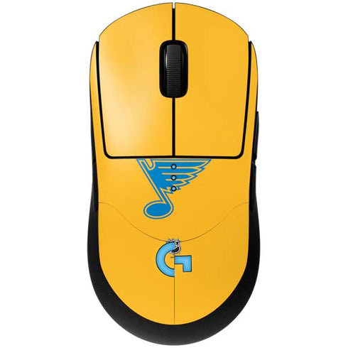 NHL St. Louis Blues Solid Background G Pro Wireless Gaming Mouse Skin