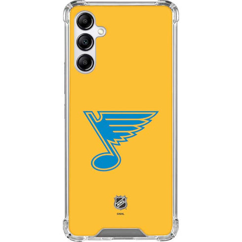 NHL St. Louis Blues Solid Background Gabb Phone 4 Clear Case