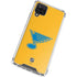 NHL St. Louis Blues Solid Background Galaxy A12 Clear Case
