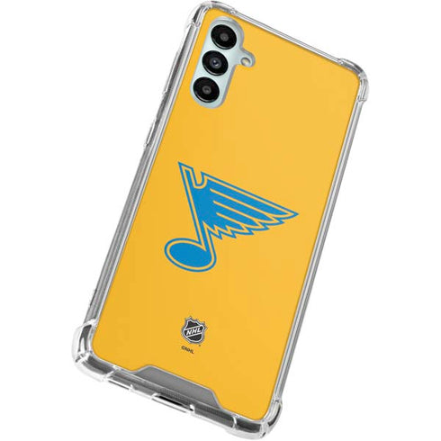 NHL St. Louis Blues Solid Background Galaxy A15 5G Clear Case