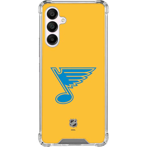 NHL St. Louis Blues Solid Background Galaxy A16 5G Clear Case