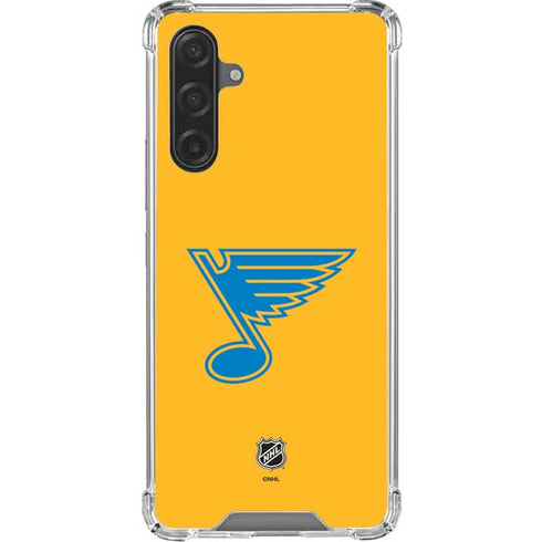 NHL St. Louis Blues Solid Background Galaxy A17 Clear Case