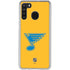 NHL St. Louis Blues Solid Background Galaxy A21 Clear Case