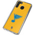 NHL St. Louis Blues Solid Background Galaxy A21 Clear Case