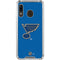 NHL St. Louis Blues Solid Background Galaxy A30 Clear Case