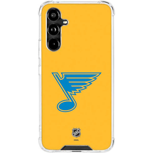 NHL St. Louis Blues Solid Background Galaxy A54 5G Clear Case