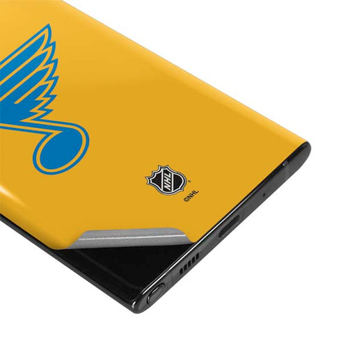 NHL St. Louis Blues Solid Background Galaxy Note 10 Plus Skin