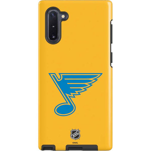 NHL St. Louis Blues Solid Background Galaxy Note 10 Pro Case