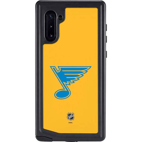 NHL St. Louis Blues Solid Background Galaxy Note 10 Waterproof Case