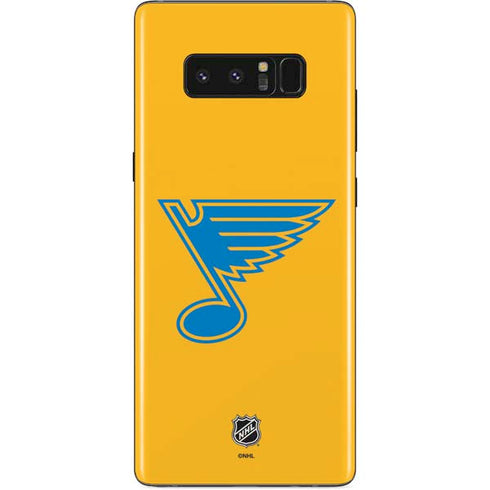 NHL St. Louis Blues Solid Background Galaxy Note 8 Skin