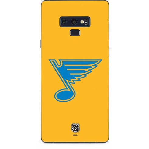 NHL St. Louis Blues Solid Background Galaxy Note 9 Skin