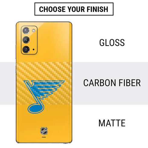 NHL St. Louis Blues Solid Background Galaxy Note20 5G Skin