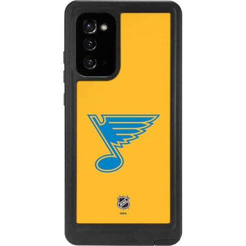 NHL St. Louis Blues Solid Background Galaxy Note20 5G Waterproof Case