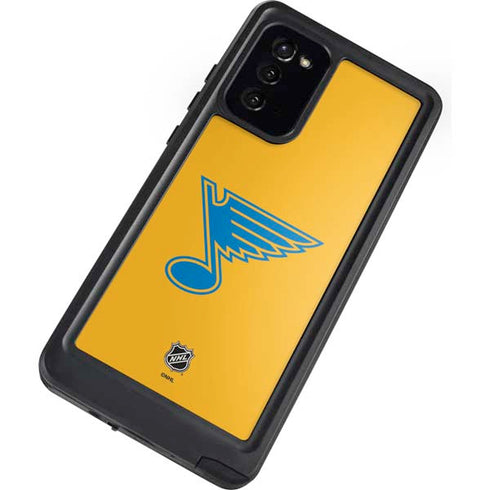 NHL St. Louis Blues Solid Background Galaxy Note20 5G Waterproof Case