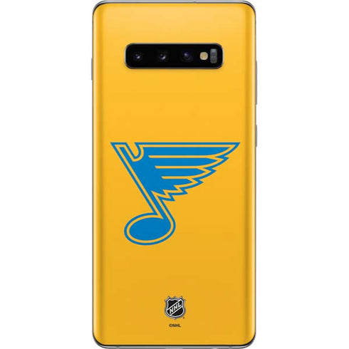 NHL St. Louis Blues Solid Background Galaxy S10 Plus Skin
