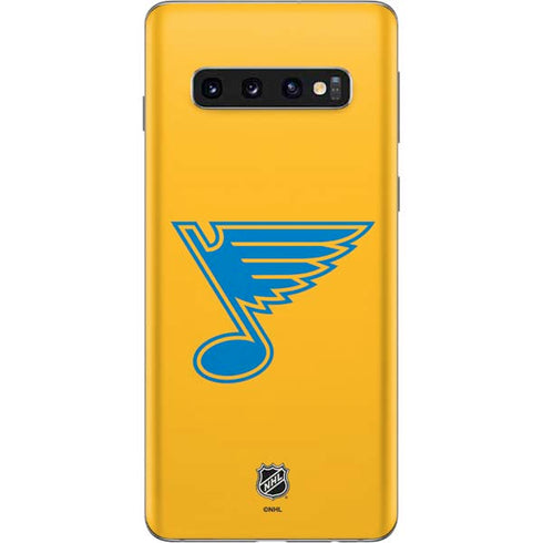NHL St. Louis Blues Solid Background Galaxy S10 Skin