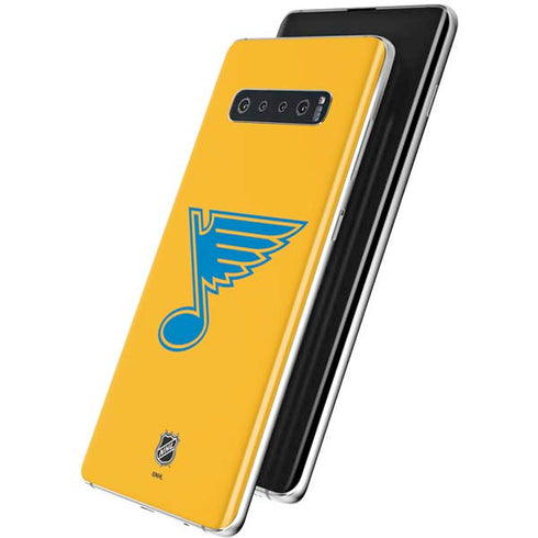 NHL St. Louis Blues Solid Background Galaxy S10 Skin