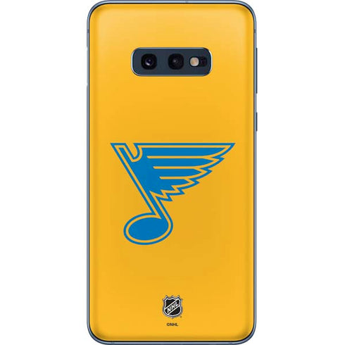 NHL St. Louis Blues Solid Background Galaxy S10e Skin