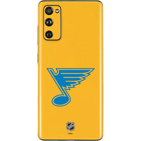 NHL St. Louis Blues Solid Background Galaxy S20 Fan Edition Skin