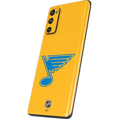 NHL St. Louis Blues Solid Background Galaxy S20 Fan Edition Skin