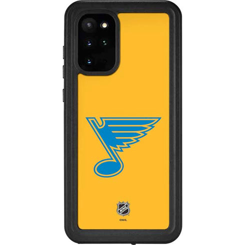 NHL St. Louis Blues Solid Background Galaxy S20 Plus Waterproof Case