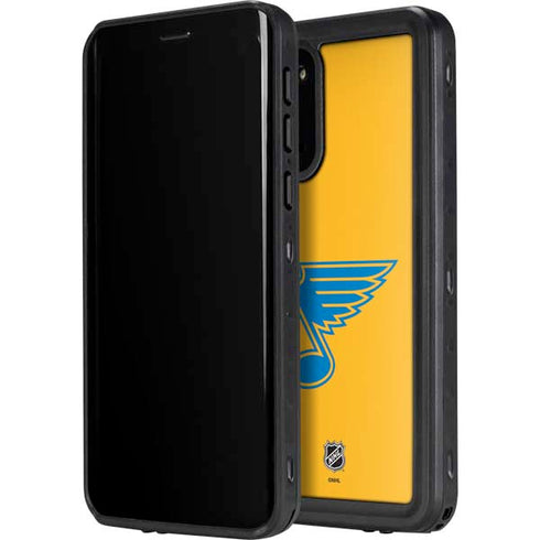 NHL St. Louis Blues Solid Background Galaxy S20 Plus Waterproof Case