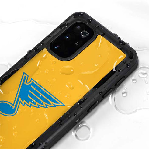 NHL St. Louis Blues Solid Background Galaxy S20 Plus Waterproof Case