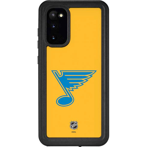 NHL St. Louis Blues Solid Background Galaxy S20 Waterproof Case