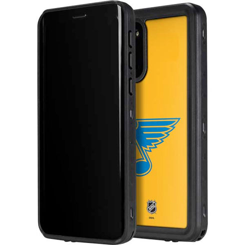 NHL St. Louis Blues Solid Background Galaxy S20 Waterproof Case