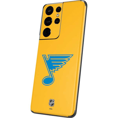 NHL St. Louis Blues Solid Background Galaxy S21 Ultra 5G Skin