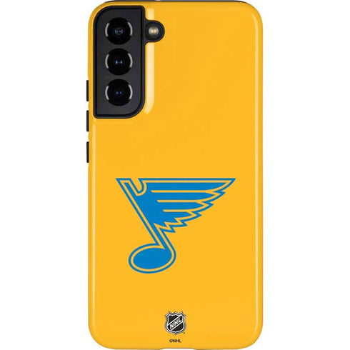 NHL St. Louis Blues Solid Background Galaxy S22 Plus Pro Case