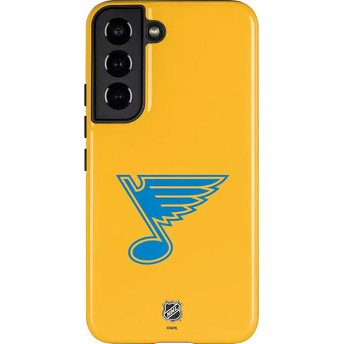 NHL St. Louis Blues Solid Background Galaxy S22 Pro Case