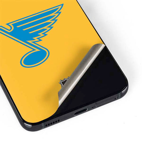 NHL St. Louis Blues Solid Background Galaxy S22 Skin