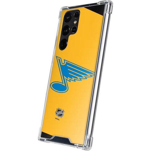 NHL St. Louis Blues Solid Background Galaxy S22 Ultra Clear Case