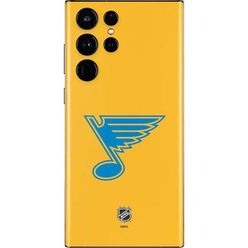 NHL St. Louis Blues Solid Background Galaxy S22 Ultra Skin