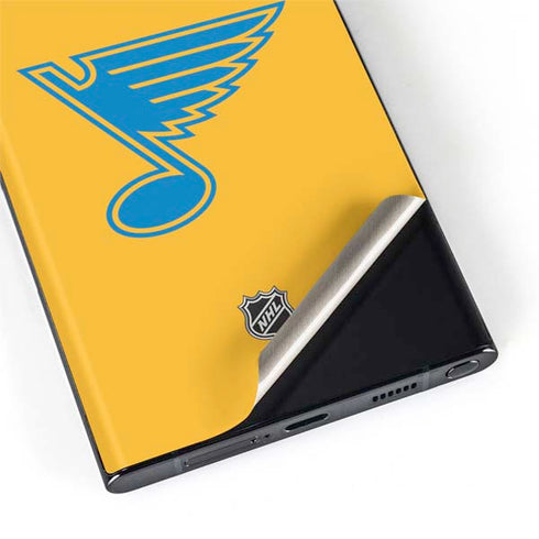 NHL St. Louis Blues Solid Background Galaxy S22 Ultra Skin