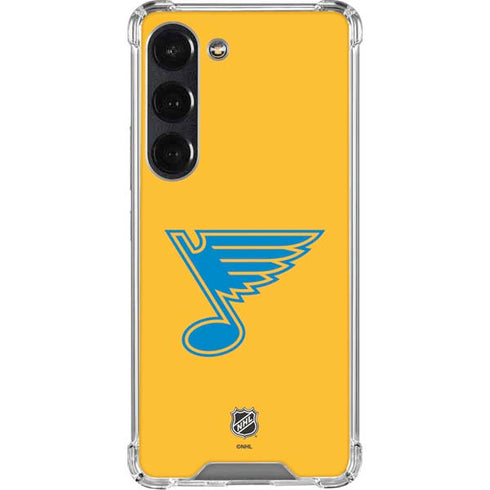 NHL St. Louis Blues Solid Background Galaxy S23 Clear Case