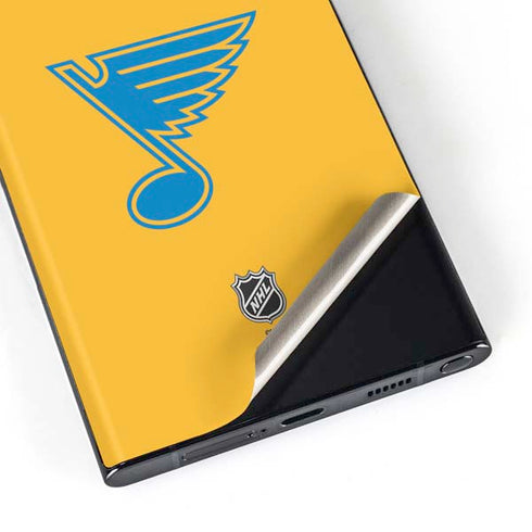 NHL St. Louis Blues Solid Background Galaxy Skins