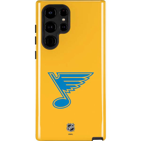 NHL St. Louis Blues Solid Background Galaxy S24 Ultra Impact Case