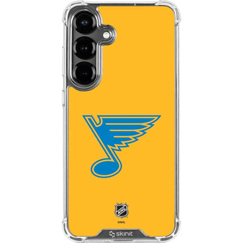 NHL St. Louis Blues Solid Background Galaxy S26 Plus Clear Case