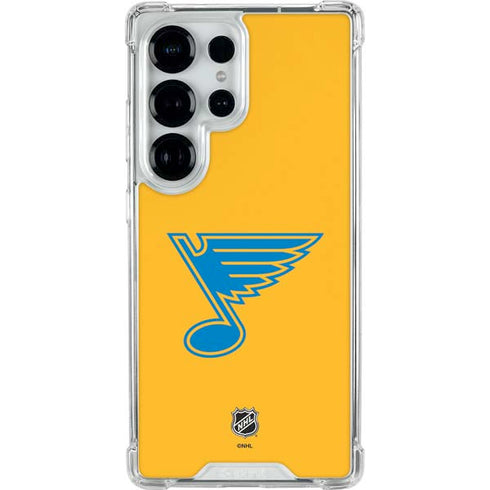 NHL St. Louis Blues Solid Background Galaxy S26 Ultra Clear Case